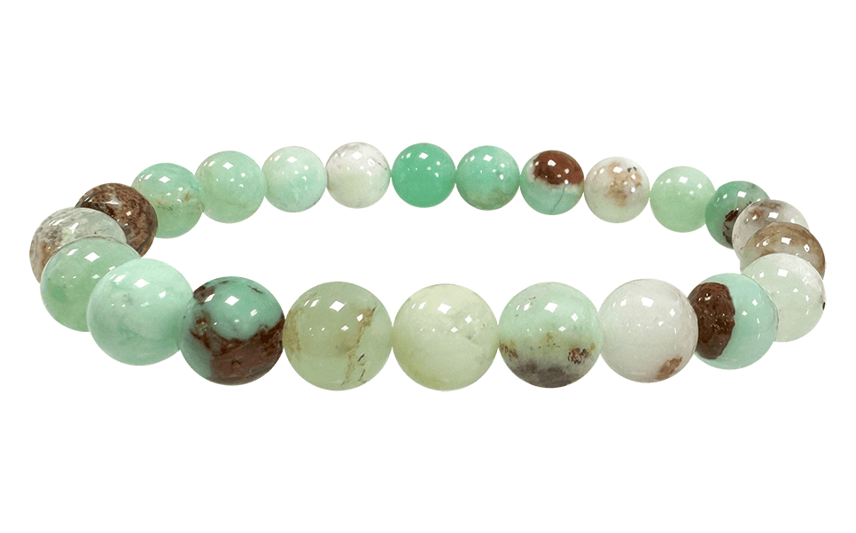 Chrysoprase A Perlen Armband 8mm