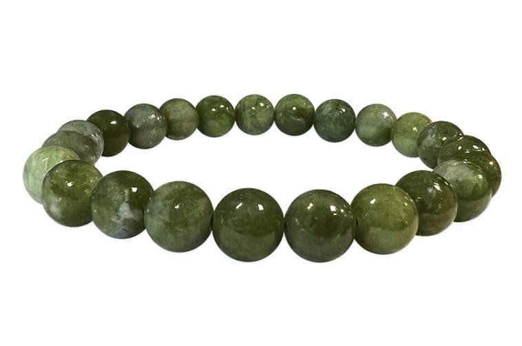 Armband Jade Nephrite A Perlen 8mm