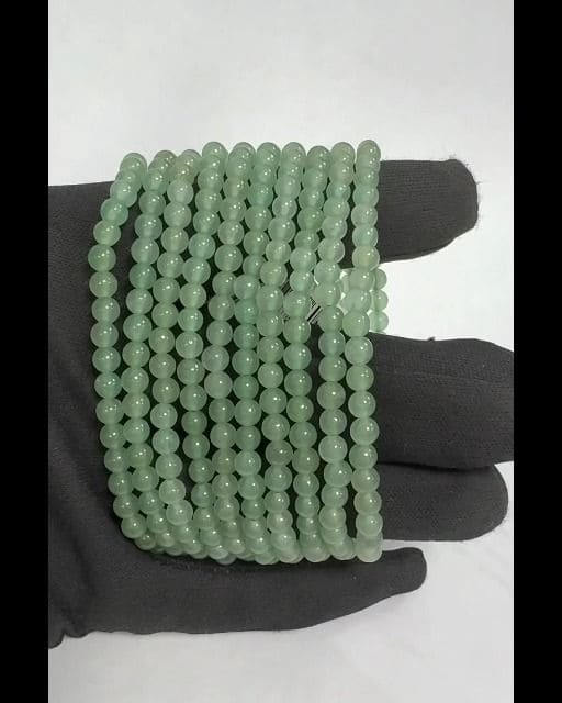 Armband Aventurine grün perlen 4mm