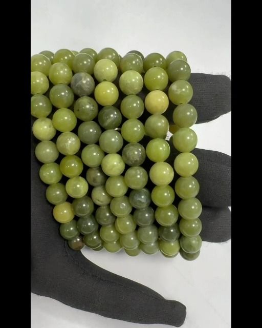 Armband Jade aus Kanada Perlen 8mm