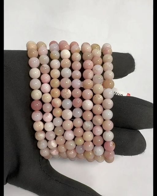 A-Rosa-Opal-Armbandperlen 6–7 mm